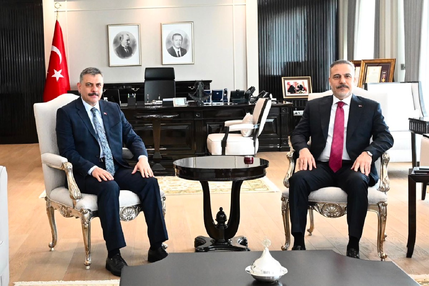 Bakan Çiftçi, Dışişleri Bakanı Fidan'ı ziyaret etti