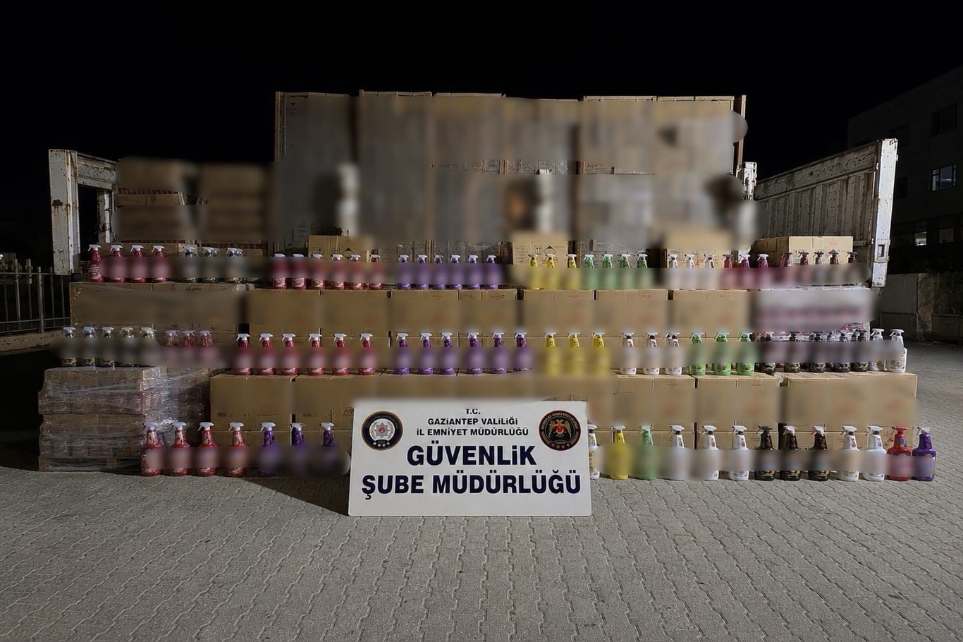 Gaziantep'te sahte temizlik ürünü ele geçirildi