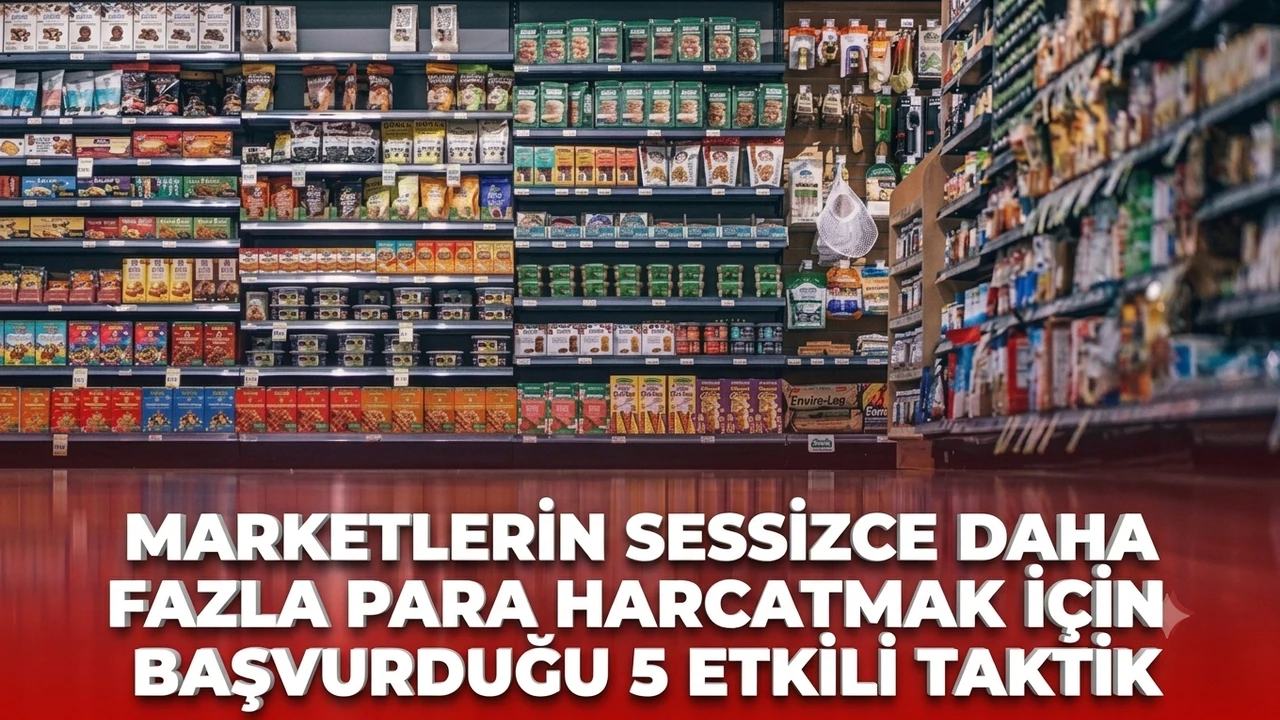 Marketlerin sessizce daha fazla para harcatmak için başvurduğu 5 etkili taktik