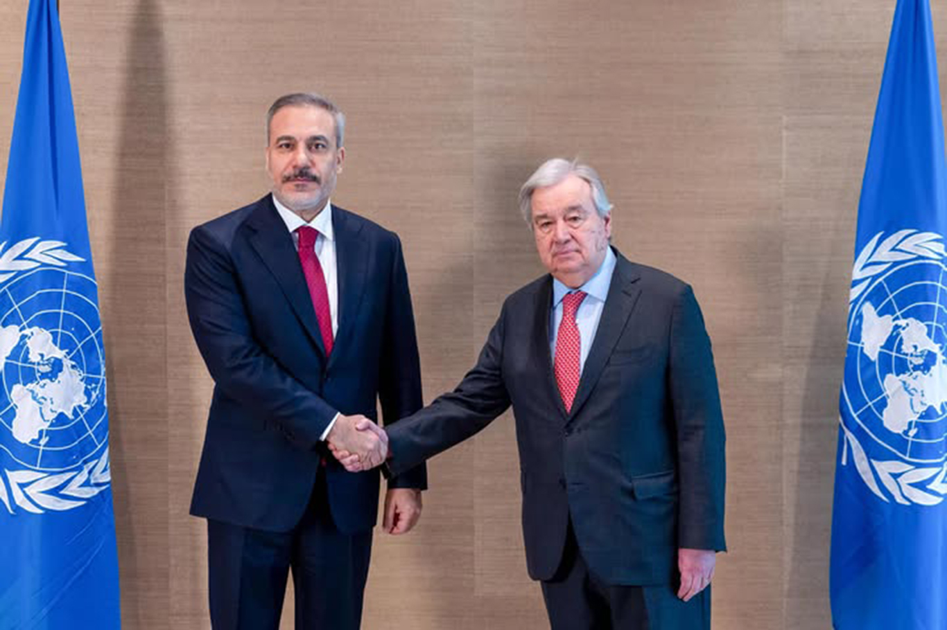 Bakan Fidan, BM Genel Sekreteri Guterres ile görüştü