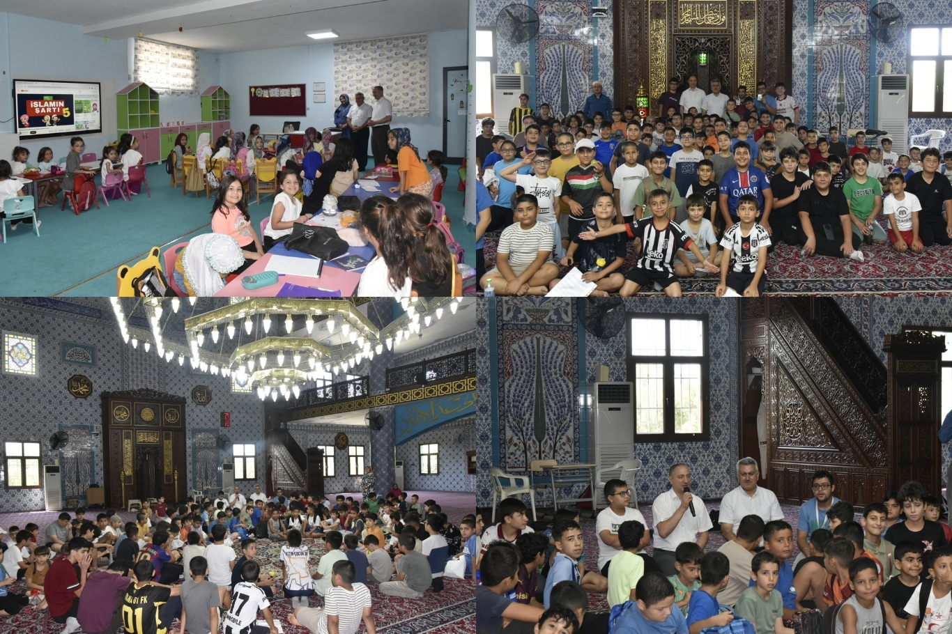 Tarsus Kaymakamı Akyüz yaz Kur'an kurslarını ziyaret etti
